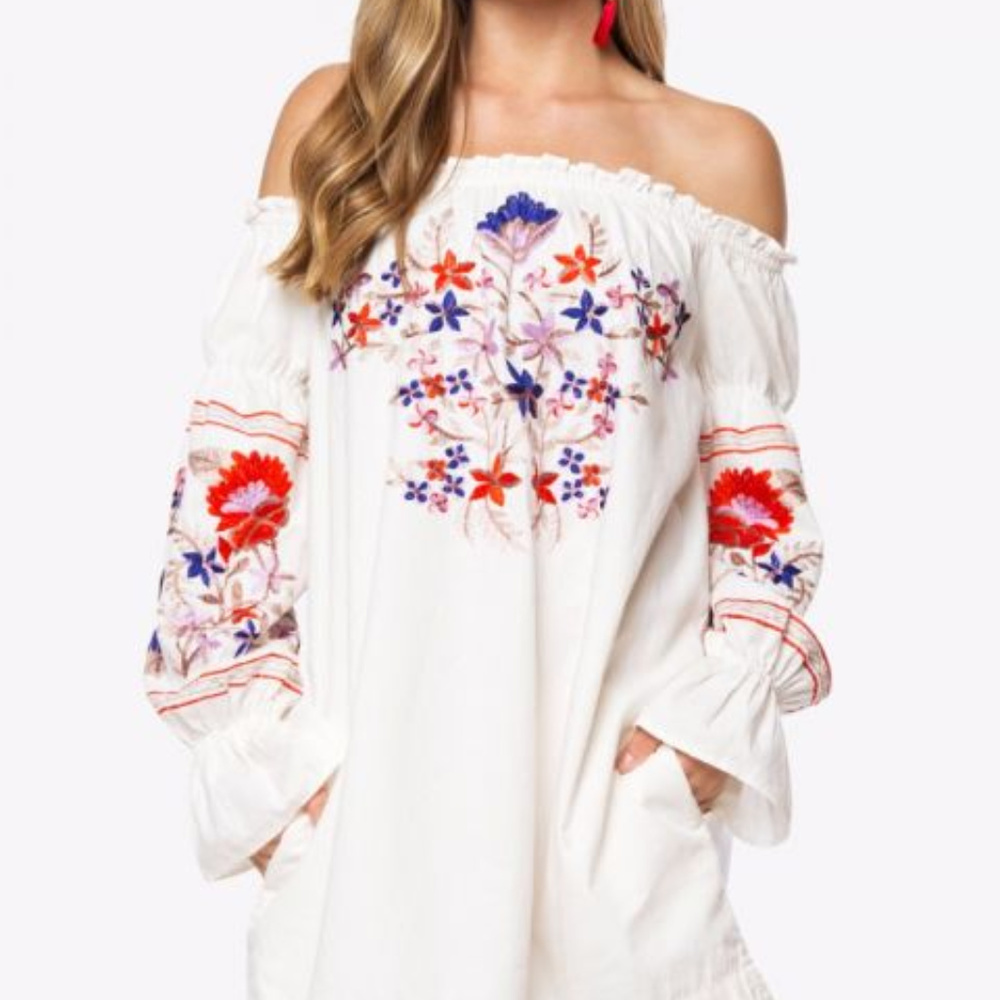 Free People Fleur Du Jour Shift Dress NWT